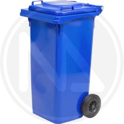 BIDONE PER RIFIUTI 120 LT blu