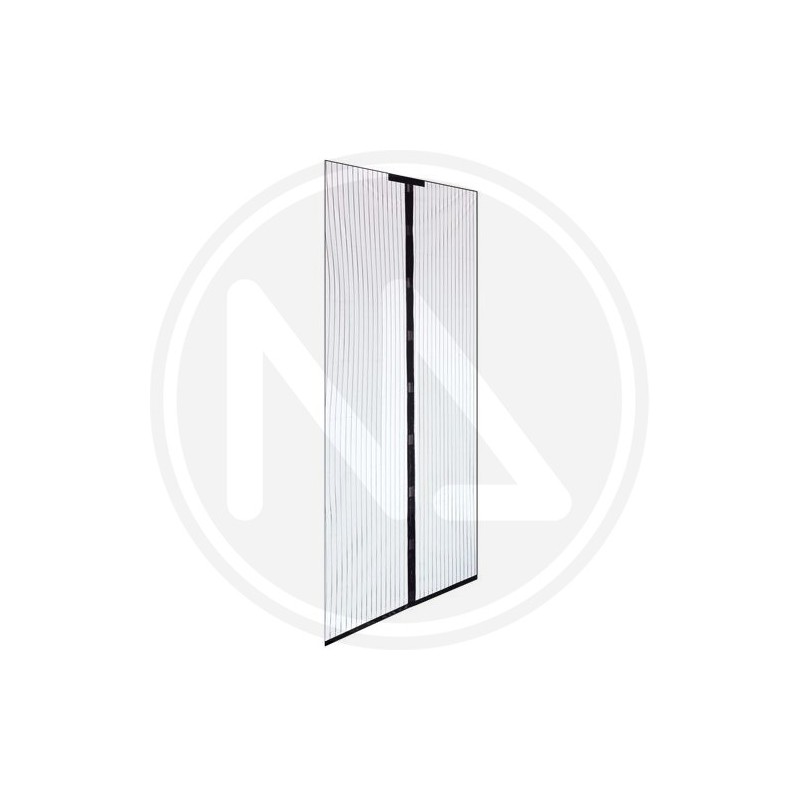 ZANZARIERA Con VELCRO per PORTE MAGNETICA "ECCO MAGNET" nero ZANZARIERA Con VELCRO per PORTE MAGNETICA "ECCO MAGNET" nero