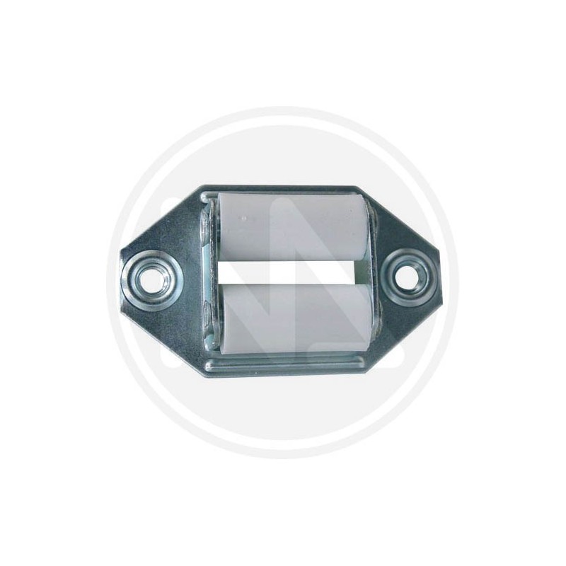 lateral strap guide for shutter