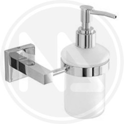 PORTA DISPENSER per bagno CROMATO SERIE "ROCK"