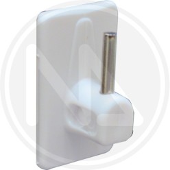GANCIO PER BRIS BRIS RETTANGOLARE In PVC BIANCO