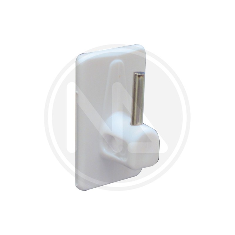 GANCIO PER BRIS BRIS RETTANGOLARE In PVC BIANCO