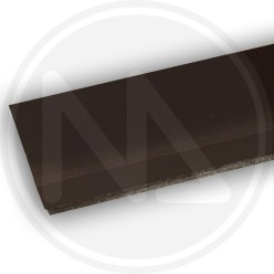 BROWN draught excluder for the bottom of the door "poliflex"