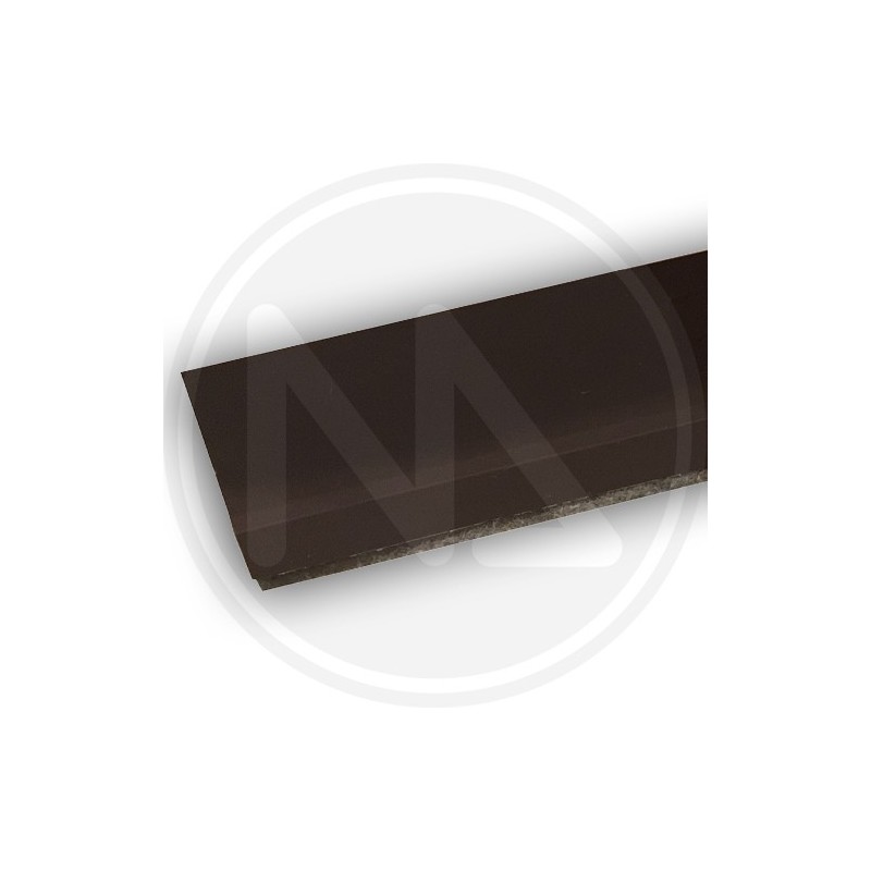 BROWN draught excluder for the bottom of the door "poliflex"
