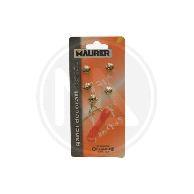 metal picture hooks "TONDINO ORO PICCOLO" MAURER