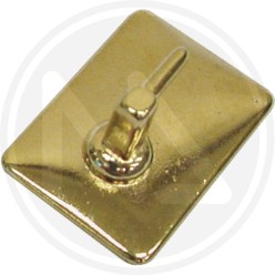 RECTANGULAR steel hook sticker for curtain rods