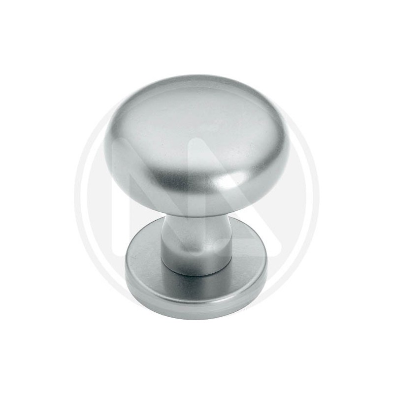 POMOLO PER PORTONE IN ALLUMINIO ARGENTO
