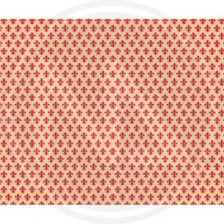 SELF ADHESIVE PLASTIC ROLL "FLORENCE LILY RED"
