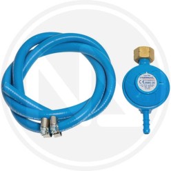 REGOLATORE GAS IN KIT CON TUBO campiNgaz