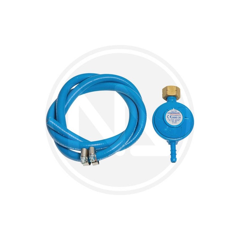 REGOLATORE GAS IN KIT CON TUBO campiNgaz
