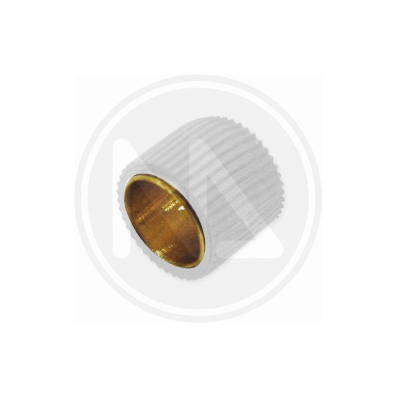 brass and rubber round shelf support "2077"