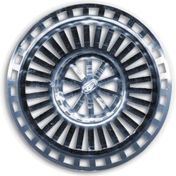 Cromed filter for kitchen sink