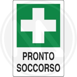 CARTELLo SEGNALETICo di sicurezza "PRONTO SOCCORSO"