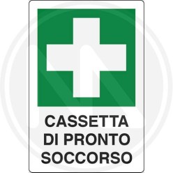 CARTELLo SEGNALETICo di sicurezza "CASSETTA PRONTO SOCCORSO"