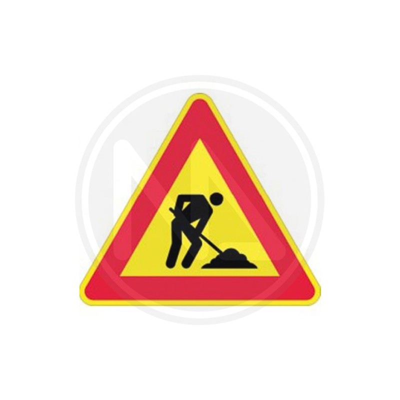SIGNAL FOR SITE IN METAL "WORKS" FIG 383 SIGNAL FOR SITE IN METAL "WORKS" FIG 383