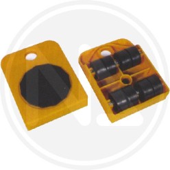 BASE SPOSTA MOBILI CON 8 RUOTE e disco girevole