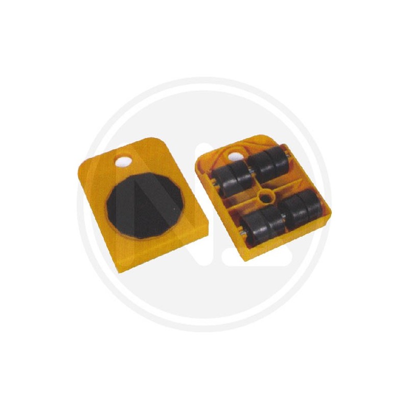 BASE SPOSTA MOBILI CON 8 RUOTE e disco girevole