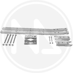 Folding clothesline arms for balconies, white