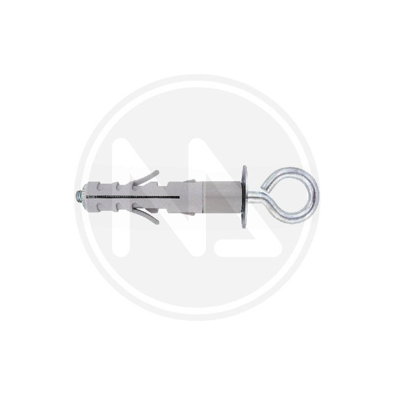 extended nylon plug with closed eye bolt nd extended nylon plug with closed eye bolt nd