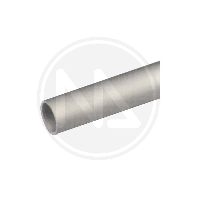 SILVER ALUMINIUM outline "TUBO TONDO"