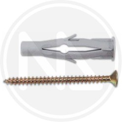 nylon plug with screw "fu-v" fischer