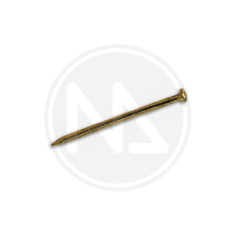 brassplated steel nails for "X" hooks