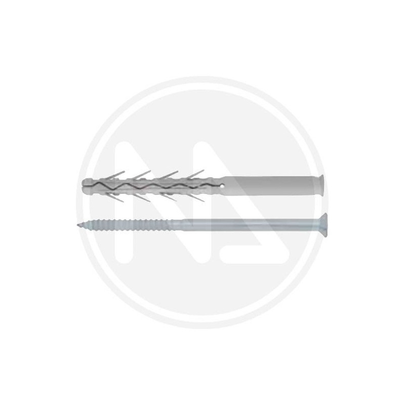 NYLON PLUG extended 4 wings with screw TX nd