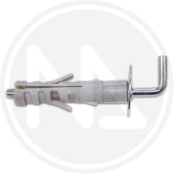 extended nylon plug with medium hook "sb" fischer