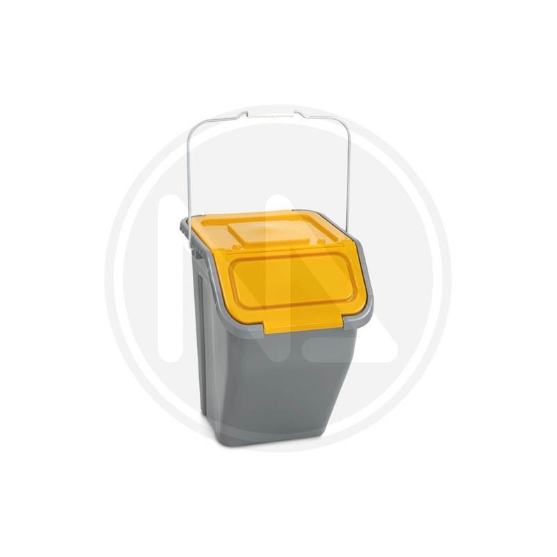 PATTUMIERA PER LA RACCOLTA DIFFERENZIATA "TORRE" GIALLO