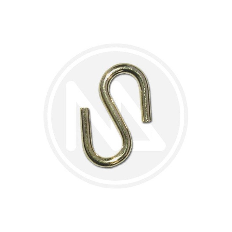 gancio a "s" NICHELATO PER catenA appendiQUADRI