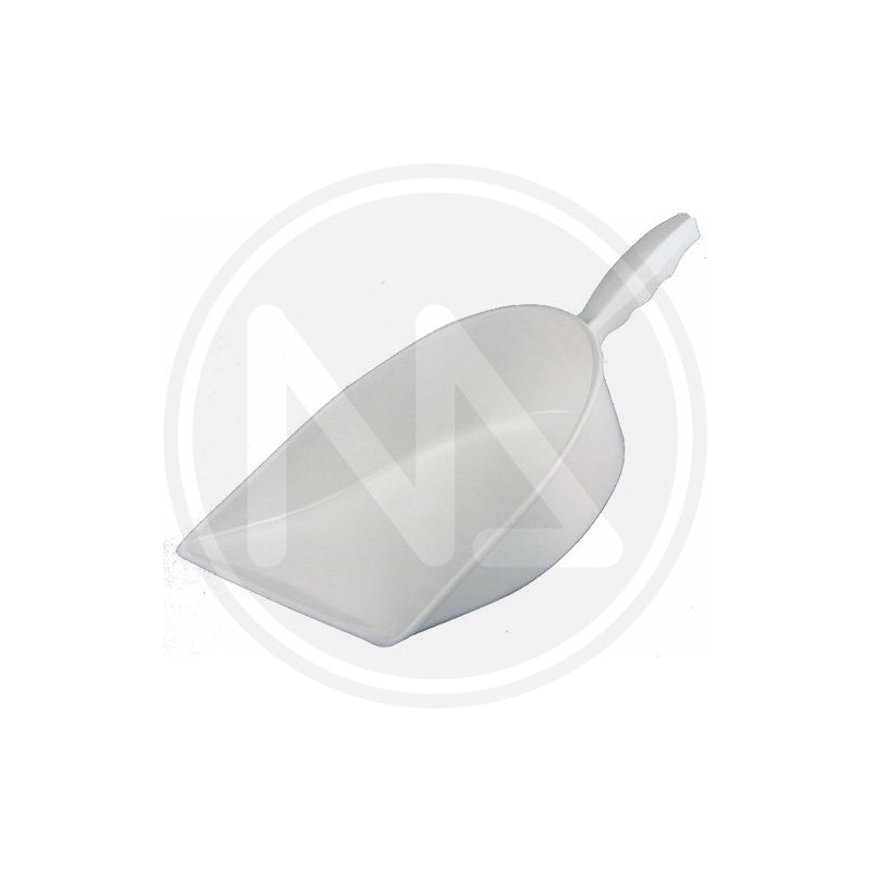 FLAT POLYPROPYLENE SCOOP FOR FOOD