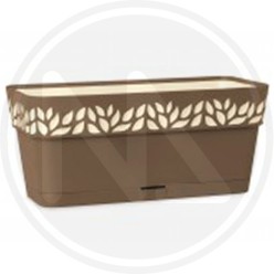 VASO BALCONETTA "CLOE" TORTORA CON RISERVA ACQUA