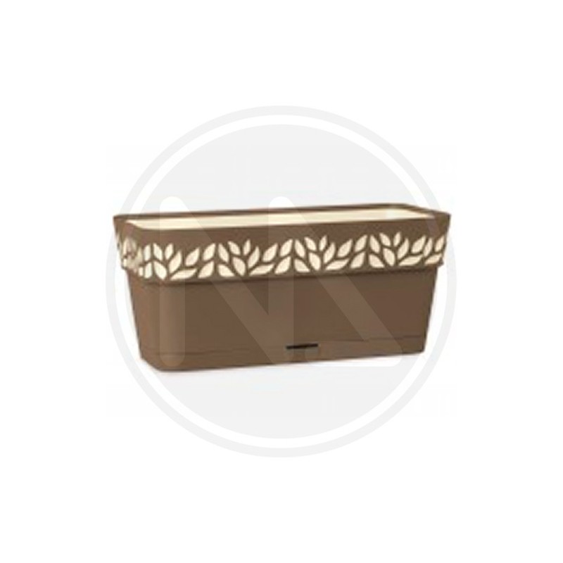 VASO BALCONETTA "CLOE" TORTORA CON RISERVA ACQUA