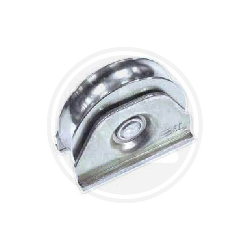 WHEEL FOR GATES WITH "SEMI-ROUND" GROOVE PLATE "FC332S"