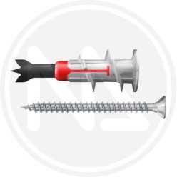 FISCHER NYLON "DOUBLADE S" PLUG WITH SCREW