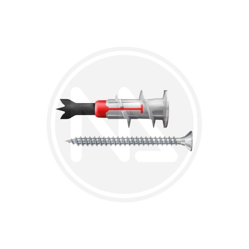 FISCHER NYLON "DOUBLADE S" PLUG WITH SCREW