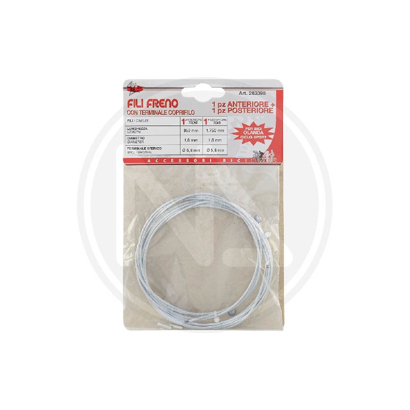 BRAKE WIRE FOR HOLLAND CYCLES KIT 2 PCS.
