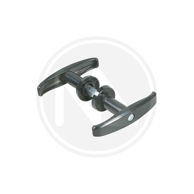 HANDLE FOR OVERHEAD DOORS BLACK "437M" IBFM