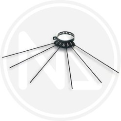 BLACK clothes horse for pipe