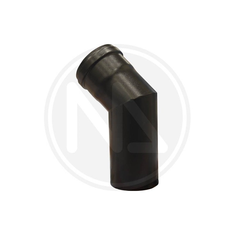 ANGLE PIPE 45° FOR PELLET STOVE TUBE WITH SEAL ANGLE PIPE 45° FOR PELLET STOVE TUBE WITH SEAL