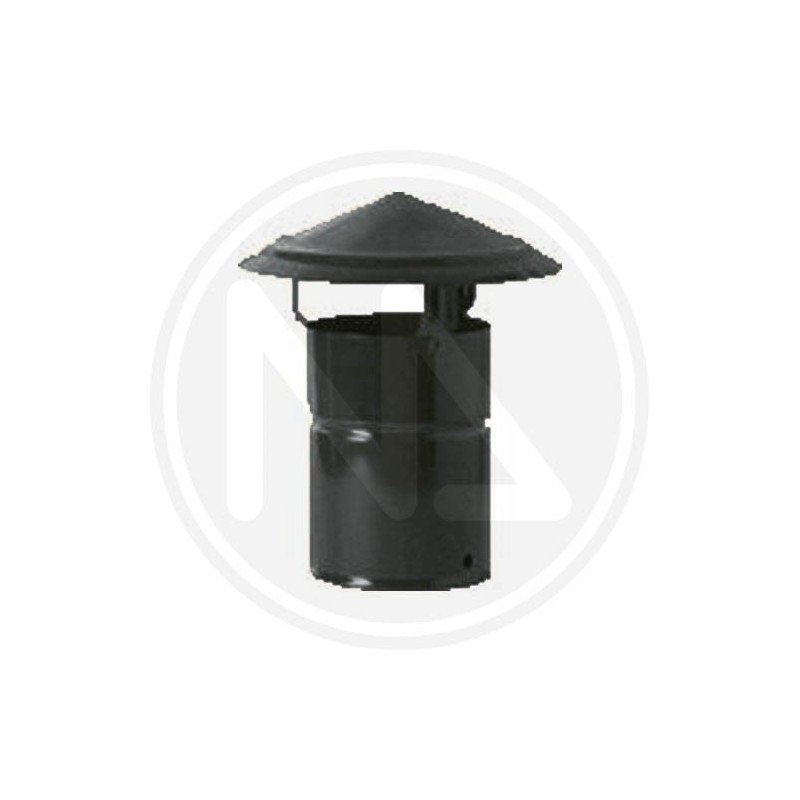 BLACK fixed chimney for pipe