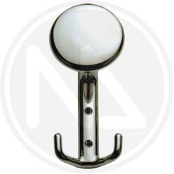 zama alloy coat hook "saturno" CHROME SANITIZED