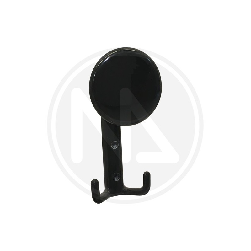 zama alloy coat hook "saturno" BLACK