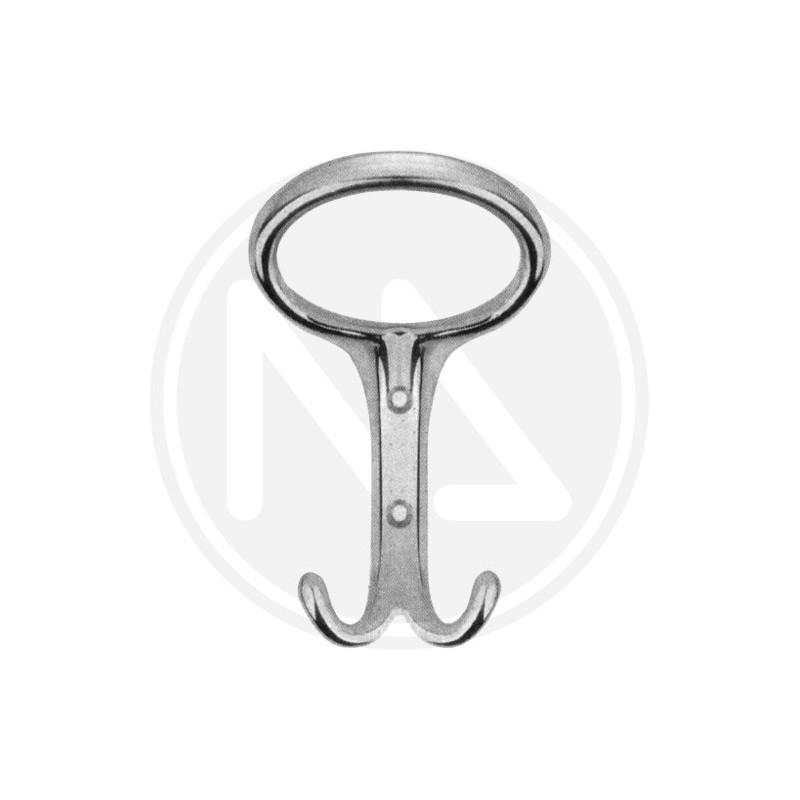 CLOTHES HANGER ZAMAK NICKEL MAT "2520"
