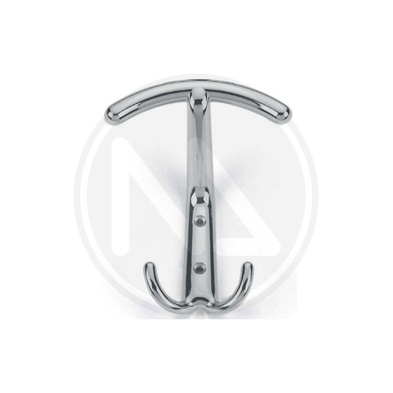 NICKEL MAT FINISH ZAMA CLOTHES HANGER "2393"
