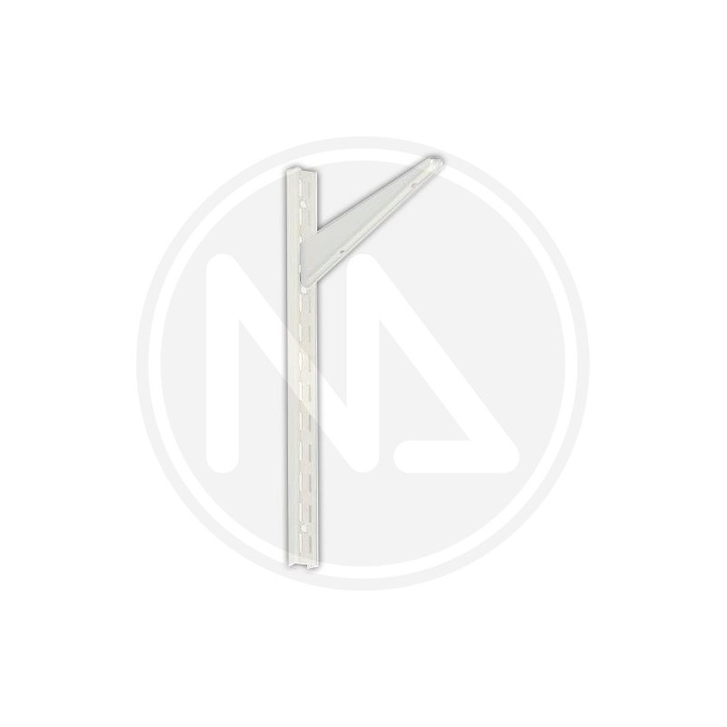 SHELF PROFILE IN WHITE painted STEEL