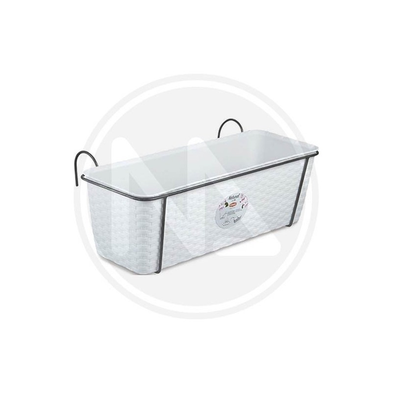 WHITE "NATURAL" BALCONY SET WITH WATER RESERVE WHITE "NATURAL" BALCONY SET WITH WATER RESERVE