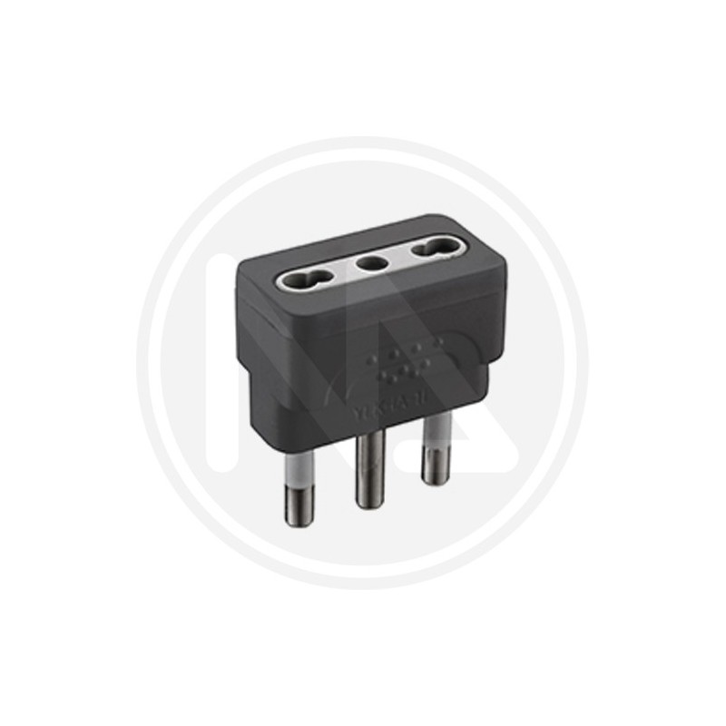 single adapter 10/16A socket GRAY single adapter 10/16A socket GRAY
