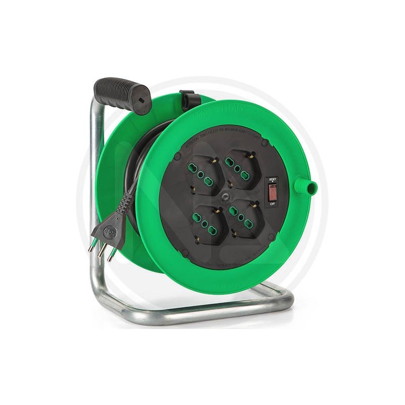 electric civil cable reel 15 mt. ZEUS