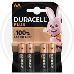 batteria alKaline STILO MN1500 DURACELL PLUS